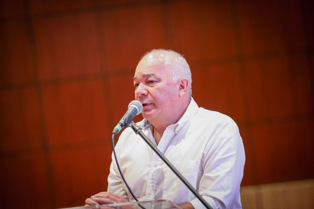 Secretario de Haciendia, José Barragán en el Consejo de Gobierno ampliado de la Alcaldía de Ibagué