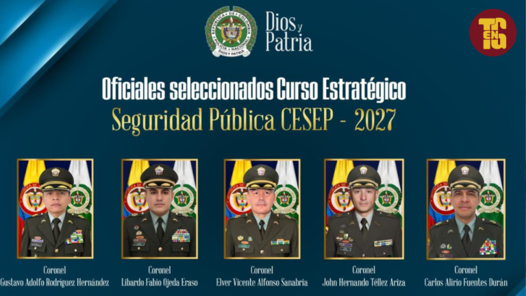 Policía Nacional selecciona a cinco coroneles para el Curso Estratégico de Seguridad Pública (CESEP)